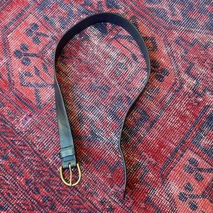 Womens madewell black leather belt